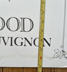 Rare 1980’s Kenwood Vineyards Jack London Cabernet Sauvignon Label Promo Poster