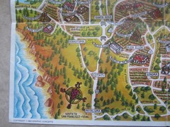 1983 – California WINE COUNTRY TOUR MAP – Morales – NAPA SONOMA MEDOCINO LAKE