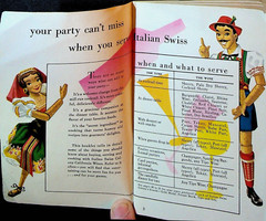 Entertaining is More Fun With Wine Booklet 1950s Italian Swiss Colony California