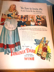 1947 Large 14 x 10 Advertisement Virginia Dare Wine