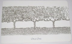 Opus One Winery Vineyards Statistics Foldout Brochure – 1979-2001 – 20th vintage