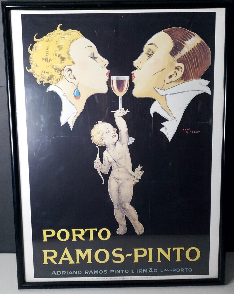Porto Ramos-Pinto Rene Vincent French Spirits Print Poster 24×16 Vintage