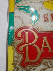 Ballatore Spumante California Sparkling Wine Stained Glass Sign