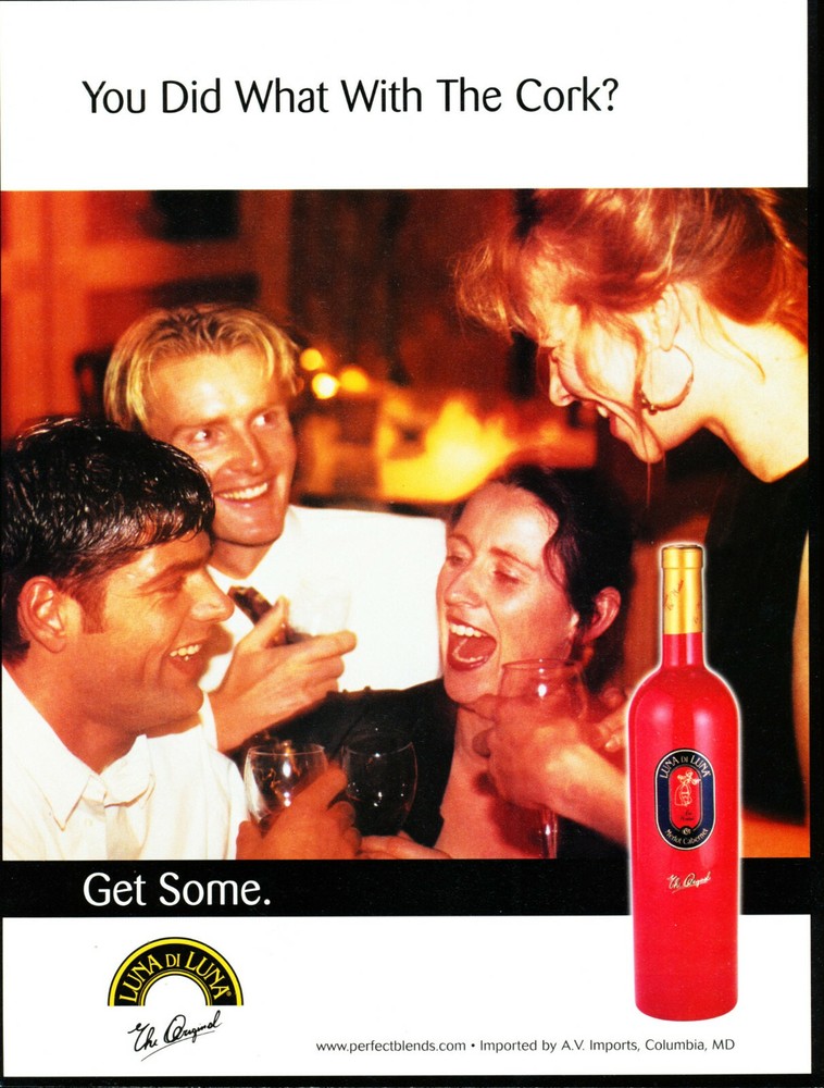 LUNA DI LUNA WINE AD #2 RARE 2000 OUT OF PRINT
