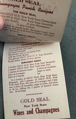 Gold Seal 1940s Wines & Champagnes Vintage Drink Recipes Print Ad New York State