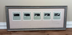 Frog&rsquo;s Leap Wine Napa Valley Framed Label Art Signed by Winemaker John Williams