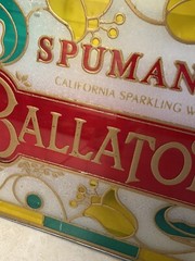 Ballatore Spumante California Sparkling wine sign Circa. 1980s