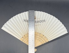 Moet & Chandon Champagne Folding Sensu Hand Fan – Bamboo and Paper