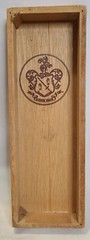 Vntg Carlos I Brandy Wooden Box Pedro Domecq Spain 12&Prime; x 4 1/2&Prime; x 3 1/2&Prime; (C12)