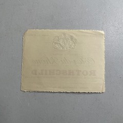 Vintage Wine Bottle Label — Alfred Rothschild Cotes-du-Rhone France