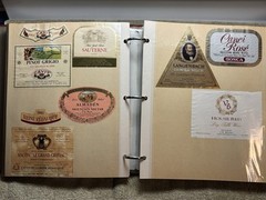 A LOT OF OVER 200 VINTAGE WINE AND LIQUOR BOTTLE LABELS