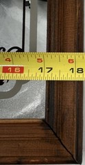 Vintage BARTON & GUESGTIER PARTAGER Wine Framed Liquor Advertising Bar Mirror
