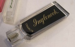 LOT 3 ACRYLIC INGLENOOK & TAYLOR CHABLIS & ROSE WINE ADVERTISING TAP HANDLES