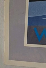 Wente Bros California Sparkling Wine Poster by Stephen Haines Hall 1983 20 x 30