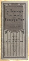 1920s Champagne Vine Country Wine Georges Chappaz Booklet Moet & Chandon France