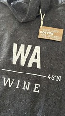 New Collectible Reusable Washington Wine “WA Wine” 100% Cotton Bag