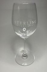 Limited Edition STERLING VINEYARDS Riedel Crystal Wine Glass Pristine Condition