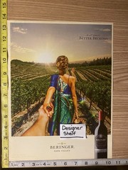 Beringer Wine Cabernet Better Beckons 2015 Paper Print Advertisement