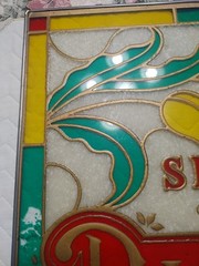 Ballatore Spumante California Sparkling Wine Stained Glass Sign