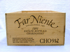 Far Niente 1991 Chardonnay Napa Valley California Wooden Wine Crate 12 x 750ml