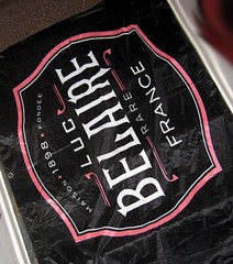 Large LUC BELAIRE Black Wine Advertising 5&prime; X 3&prime; Flag Banner Man Cave Bar Decor
