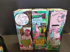 (empty) Dom Perignon 2015 Jean Michael basquiat Edition Limited 3 Bottles 3 box