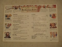 The Christian Brothers of California Wines Postcard Woodland Hotel Owen WI Vinta