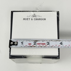 Moet & Chandon Champagne Sticky Note Memo Cube Desk Display NOS