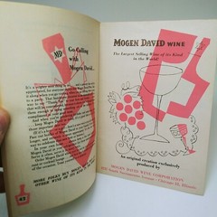Vintage 1950s MOGEN DAVID WINE Recipes the Whole Family Will Enjoy Booklet