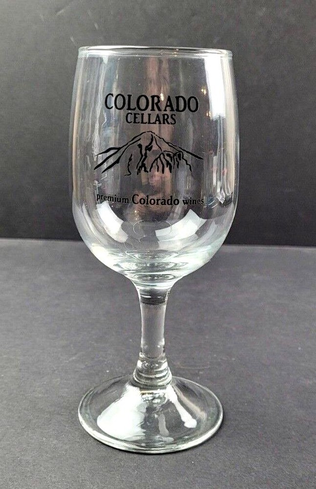 Colorado Cellars Wine Glass 6.5&Prime; Vintage