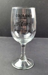 Colorado Cellars Wine Glass 6.5&Prime; Vintage