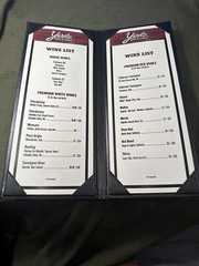Vintage Wine List – Yardz Bar & Grill. 11.5 inches tall. Multiple listed..