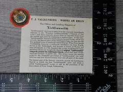 P.J. Valckenberg Worms Am Rhein Liebfraumilch Germany Vintage Wine Label Winery