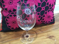 Vintage Palmina winery wine glass Riedel advert California 7 7/8 » perfect HTF