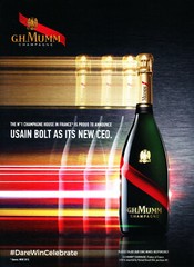 MUMM CHAMPAGNE AD #7 RARE 2016 OUT OF PRINT