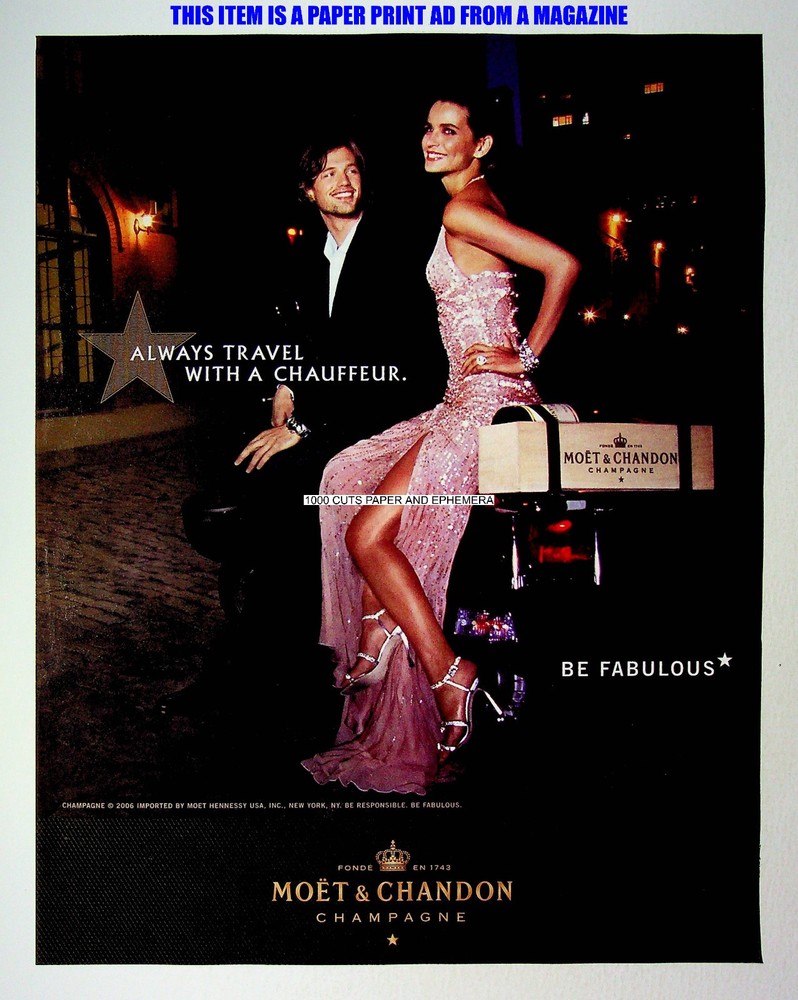 Moet & Chandon Champagne Wine 2006 Trade Print Magazine Ad Poster ADVERT