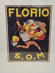 Florio Marcello Dudovich Art Print Vintage Marsala Wine Framed Bar Advertising
