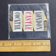 Vintage 1950s London Castle Cocktail UNUSED Paper Label London Ontario Q1953