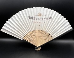 Moet & Chandon Champagne Folding Sensu Hand Fan – Bamboo and Paper
