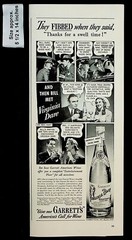 1941 Garrett&rsquo;s Virginia Dare American White Wine Comic Vintage Print Ad 40075