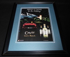 2015 Cavit Wine 11×14 Framed ORIGINAL Advertisement