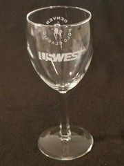 Denver Polo Classic – US West – Wine Glass – White Artwork – 6-3/4&Prime; – Collectors