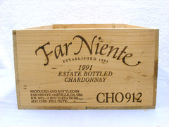 Far Niente 1991 Chardonnay Napa Valley California Wooden Wine Crate 12 x 750ml