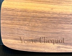 Veuve Clicquot Champagne – Wood Charcuterie Cutting Board – Small – New