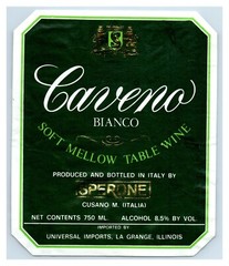 1970&rsquo;s-80&rsquo;s Gaveno Bianco Italian Wine Label Original S27E