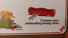 Vintage Mainz West Germany Wine Stabilization Fund Grape Varieties Poster 33×23½