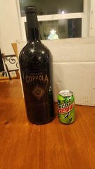 Lg 16.5 Display Bottle Francis Coppola Black Label Wine Bottle Empty Sealed