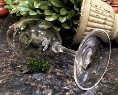 Limited Edition SEXTANT Estate Winery Riedel 8” Crystal Wine Glass ~ PRISTINE!