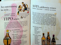 Entertaining is More Fun With Wine Booklet 1950s Italian Swiss Colony California
