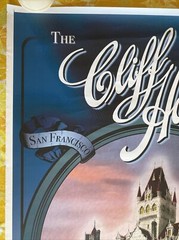 SAN FRANCISCO CLIFF HOUSE & Sutro Heights POSTER Tom Wyrsch documentary rare SF